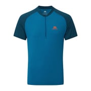 ナバ・SS・ジップ・ティー NAVA SS ZIP T 411953 M18 Mykonos Blue Sサイズ [アウトドア カットソー メンズ]