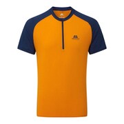 ナバ・SS・ジップ・ティー NAVA SS ZIP T 411953 O38 Orange Pepper Sサイズ [アウトドア カットソー メンズ]