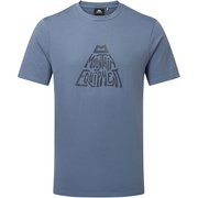 ワード マウンテン ティー WORD MOUNTAIN TEE 413723 B122 ブルーフィン XLサイズ [アウトドア カットソー メンズ]