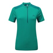 ウィメンズ・ナバ・SS・ジップ・ティー WOMEN’S NAVA SS ZIP TEE 412929 J05 Jade/Spruce XSサイズ [アウトドア カットソー レディース]