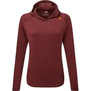 ウィメンズ グレースフーデッドトップ WOMEN’S GLACE HOODED TOP 412749 R62 Raisin Mサイズ [アウトドア フーディ レディース]