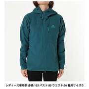 ウィメンズ・スコール・フーデッド・ジャケット WOMEN’S SQUALL HOODED JACKET 416168 D05 Deep Teal Mサイズ [ソフトシェルジャケット レディース]