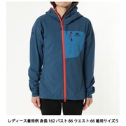 ウィメンズ・スコール・フーデッド・ジャケット WOMEN’S SQUALL HOODED JACKET 416168 M98 Majolica/Alto blue Mサイズ [ソフトシェルジャケット レディース]