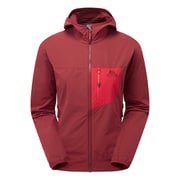 ウィメンズ・エコー・フーデッド・ジャケット WOMEN’S ECHO HOODED JACKET 416169 T57 TibetanRed/Capsicum Mサイズ [ソフトシェルジャケット レディース]