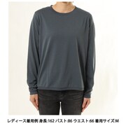 ウィメンズ L/S リブ ティー WOMEN’S L/S RIB TEE 424739 D29 Dark Slate XSサイズ [アウトドア カットソー レディース]