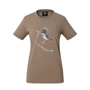 ウィメンズ・ブリットポップ・ティー ヤマセミ WOMEN’S BRITPOP TEE YAMASEMI 424742 W02 Walnut XSサイズ [アウトドア カットソー レディース]