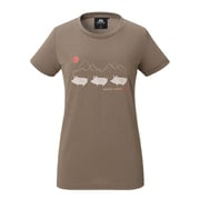 ウィメンズ・ブリットポップ・ティー ウリボウ WOMEN’S BRITPOP TEE URIBOU 424744 W02 ウォールナット XSサイズ [アウトドア カットソー レディース]