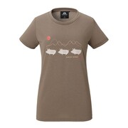 ウィメンズ・ブリットポップ・ティー ウリボウ WOMEN’S BRITPOP TEE URIBOU 424744 W02 ウォールナット Mサイズ [アウトドア カットソー レディース]