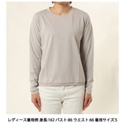 ウィメンズ L/S リブ ティー WOMEN’S L/S RIB TEE 424739 C72 Cloud Sサイズ [アウトドア カットソー レディース]