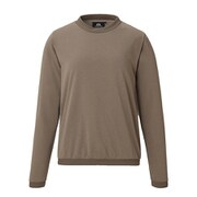 ウィメンズ L/S リブ ティー WOMEN’S L/S RIB TEE 424739 W02 Walnut Lサイズ [アウトドア カットソー レディース]