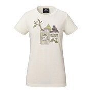 ウィメンズ・ブリットポップ・ティー ムササビ WOMEN’S BRITPOP TEE MUSASABI 424745 W01 White Sサイズ [アウトドア カットソー レディース]