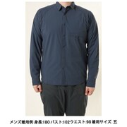 ソフトシェルのショートCLシャツ 021043 A28 アオニヒ サイズ一（XS） [アウトドア シャツ ユニセックス]