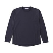 キュプラ混のロングスリーブTシャツ 021047 K23消炭色 サイズ二 [アウトドア カットソー ユニセックス]