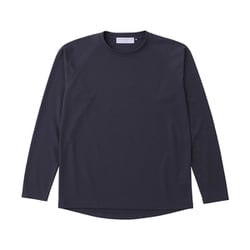 キュプラ混のロングスリーブTシャツ 021047 K23消炭色 サイズ四 [アウトドア カットソー ユニセックス]