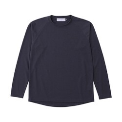 キュプラ混のロングスリーブTシャツ 021047 K23消炭色 サイズ五 [アウトドア カットソー ユニセックス]