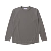 キュプラ混のロングスリーブTシャツ 021047 O22オリーブ鼠 サイズ五 [アウトドア カットソー ユニセックス]