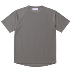 キュプラ混のショートスリーブTシャツ 021049 O22 オリーブ鼠 サイズ五 [アウトドア カットソー ユニセックス]