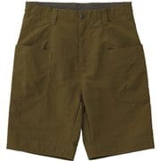 タッサーナイロンのショーツ 022016 U05 ウグイスチャ サイズ一（XS） [アウトドア ハーフパンツ ユニセックス]