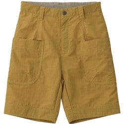 タッサーナイロンのショーツ 022016 K43 カラシイロ サイズ四（L） [アウトドア ハーフパンツ ユニセックス]