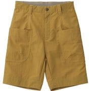 タッサーナイロンのショーツ 022016 K43 カラシイロ サイズ五（XL） [アウトドア ハーフパンツ ユニセックス]