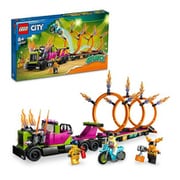 60357 LEGO（レゴ） シティ トレーラートラックと火の輪くぐりチャレンジ [ブロック玩具]
