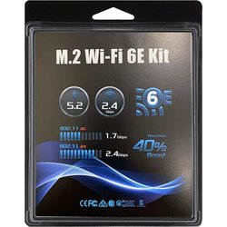 DeskMini シリーズ対応 WIFI 6E＋Bluetooth キット M.2WIFI6Ekit （AX210） DeskM R2.0