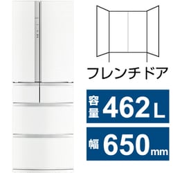ヨドバシ.com - 三菱電機 MITSUBISHI ELECTRIC 冷蔵庫  Rシリーズ（462L・幅65cm・フレンチドア（観音開き）・6ドア・クロスホワイト） MR-R46J-W 通販【全品無料配達】