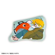 チェンソーマン イラストレーターHERコラボ ダイカットクッション デンジとポチタ [キャラクターグッズ]