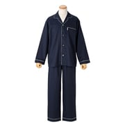 arakawa1886 サテン無地 メンズ パジャマ LLサイズ ネービー AKP270-05100ALL