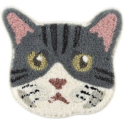 マット ネコカオ 35cm×38cm サバシロ 14300834