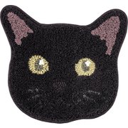 14300834 [マット ネコカオ 35cm×38cm クロ]