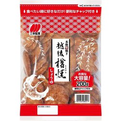 チャック越後樽焼しょうゆ 200g