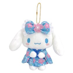 183613-23 サンリオキャラクターズ ぬいぐるみマスコット 桜着物シリーズ シナモロール [キャラクターグッズ]