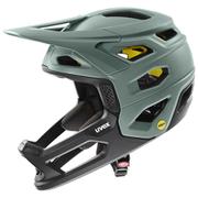サイクルヘルメット UVEX revolt MIPS モスグリーン ブラックマット 52-57 安全規格 CEマーク