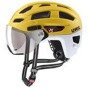 サイクルヘルメット UVEX finale visor サンビー クラウドマット 56-61 安全規格 CEマーク