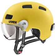 サイクルヘルメット UVEX rush visor サンビーマット 55-58 安全規格 CEマーク