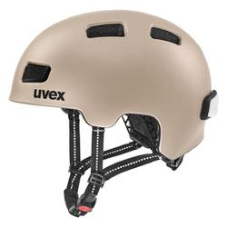 サイクルヘルメット UVEX city 4 ソフトゴールドマット 55-58 安全規格 CEマーク