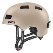 サイクルヘルメット UVEX city 4 ソフトゴールドマット 55-58 安全規格 CEマーク
