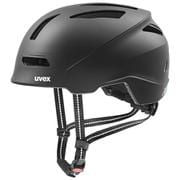 サイクルヘルメット UVEX urban planet ブラックマット 54-58 安全規格 CEマーク