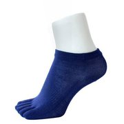 ランニングソックス 5本指 ショート PSO-03 navy Lサイズ(27-30cm) [ランニングウェア ソックス ユニセックス]