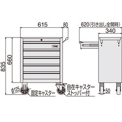 ヨドバシ.com - トネ TONE TCA3100 [ミニローラーキャビネットセット