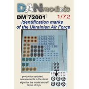 7201 1/72 ウクライナ空軍デカール [プラモデル用パーツ]