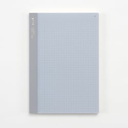 isshoni.ノート ナンバー A5 方眼 ブルー R1785
