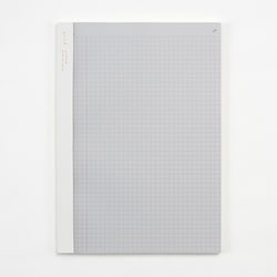 isshoni.ノート ナンバー B5 方眼 クリア R1786