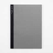 isshoni.ノート ナンバー B5 方眼 ブラック R1787