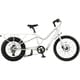 ミニベロ（小径車） 前24インチ/後20インチ 外装8段変速 88サイクル-M ノースホワイト