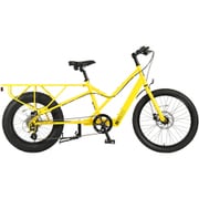 ミニベロ（小径車） 前24インチ/後20インチ 外装8段変速 88サイクル-M モンスターイエロー