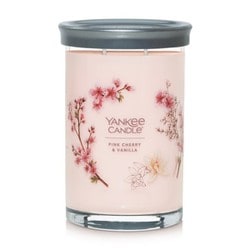 YANKEE CANDLE シグネチャータンブラー 2ウィック ピンクチェリー&バニラ YK01205386