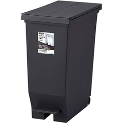 エバン 両開き ペダル ごみ箱 30L ブラック 630309