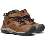 リッジ フレックス ミッド ウォータープルーフ RIDGE FLEX MID WP 1025591 Bison/Red Carpet LITTLE KIDS9(16cm) [トレッキングシューズ キッズ]